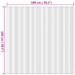 vidaXL Koberec obdĺžnikový, prírodný 100x100 cm, bambus – Obrázok 8