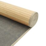 vidaXL Koberec obdĺžnikový svetlý prírodný 60x100 cm bambusový – Obrázok 5