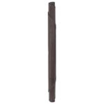 vidaXL Okrúhly koberec tmavohnedý 60 cm bambusový – Obrázok 3