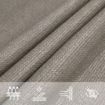 vidaXL Slnečná plachta 160 g/m² trojuholníková svetlosivá 3x3x4,2 m HDPE – Obrázok 8