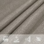 vidaXL Slnečná plachta 160 g/m², lichobežníková, svetlosivá, 3/4x3 m, HDPE – Obrázok 8