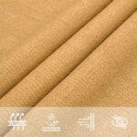 vidaXL Slnečná plachta 160 g/m² trojuholníková pieskovaná 3,5x3,5x4,9 m HDPE – Obrázok 8