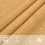 vidaXL Slnečná plachta 160 g/m² trojuholníková piesková 4x4x5,8 m HDPE – Obrázok 8