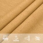 vidaXL Slnečná plachta 160 g/m² lichobežníkový piesok 3/4x2 m HDPE – Obrázok 8