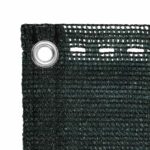 vidaXL Balkónová obrazovka Tmavozelená 75 x 800 cm HDPE a hliník – Obrázok 2