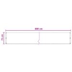 vidaXL Balkónová obrazovka Tmavozelená 75 x 800 cm HDPE a hliník – Obrázok 5