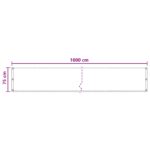 vidaXL Balkónová obrazovka Sivohnedá 75 x 1000 cm HDPE a hliník – Obrázok 5