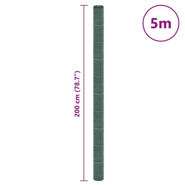 vidaXL Zelená membrána proti burine 2x5 m, PP – Obrázok 8