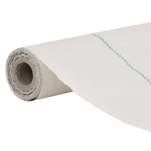 vidaXL Membrána proti burine biela 0,5x10 m PP – Obrázok 3
