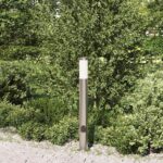 vidaXL Stĺpikové svietidlo so zásuvkou 80 cm nehrdzavejúca oceľ IP44 – Obrázok 3