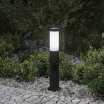 vidaXL Stĺpikové svietidlo so zásuvkou 50 cm nehrdzavejúca oceľ IP44