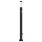 vidaXL Stĺpikové svetlá so senzorom a zásuvkou 3 ks 110 cm nehrdzavejúca oceľ IP44 – Obrázok 4