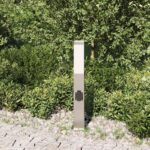 vidaXL Stĺpikové svietidlo so zásuvkou 50 cm nehrdzavejúca oceľ IP44 – Obrázok 3