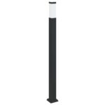 vidaXL Stĺpikové svetlá 3 ks 110 cm čierne IP44 – Obrázok 4