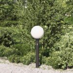 vidaXL Stĺpikové svietidlo so senzorom 80 cm čierne IP44 – Obrázok 3