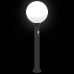 vidaXL Stĺpikové svietidlo so senzorom 80 cm čierne IP44 – Obrázok 6