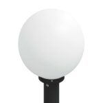 vidaXL Stĺpikové svietidlo so senzorom 80 cm čierne IP44 – Obrázok 7