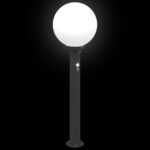 vidaXL Stĺpikové svetlá so senzorom 3 ks 80 cm čierne IP44 – Obrázok 5