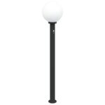 vidaXL Stĺpikové svetlá so senzorom 3 ks 120 cm čierne IP44 – Obrázok 4