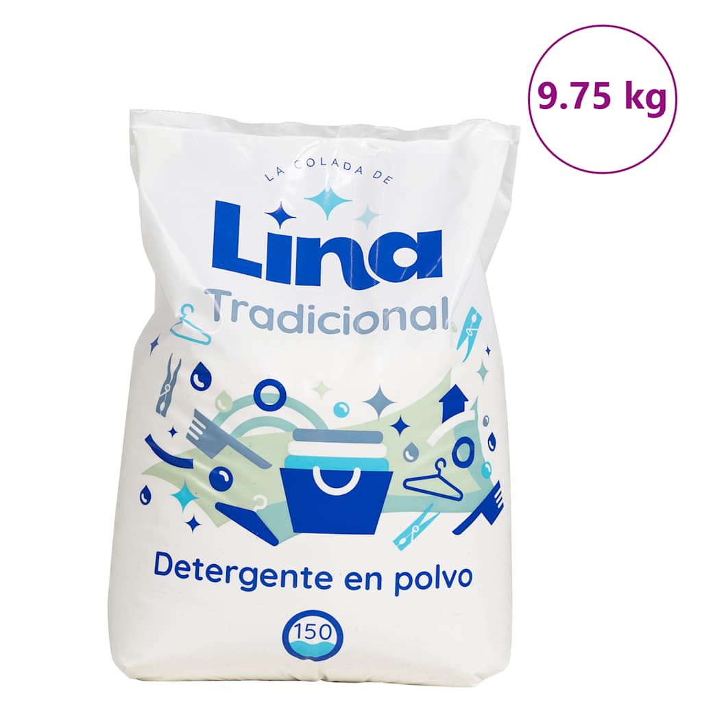 4006149_1.jpg vidaXL Prací prášok na 150 praní 9,75 kg biely – Obrázok 1