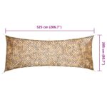 vidaXL Maskovacia sieť s úložným vreckom 525x205 cm piesková – Obrázok 7