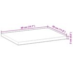vidaXL Stolová doska 40x30x2 cm obdĺžniková masívna akácia – Obrázok 9