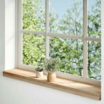 vidaXL Parapety 2 ks neošetrené 80x15x2 cm masívne dubové drevo – Obrázok 2