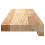 vidaXL Parapety 2 ks neošetrené 80x15x2 cm masívne dubové drevo – Obrázok 5