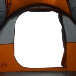 vidaXL Kempingový stan s verandou, 5-miestny, sivo-oranžový, vodeodolný – Obrázok 10