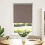 vidaXL Zatemňovacia roleta kávová 80x130 cm šírka látky 75,7 cm polyester