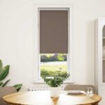 vidaXL Zatemňovacia roleta, kávová, 50x175 cm, šírka látky 45,7 cm, polyester