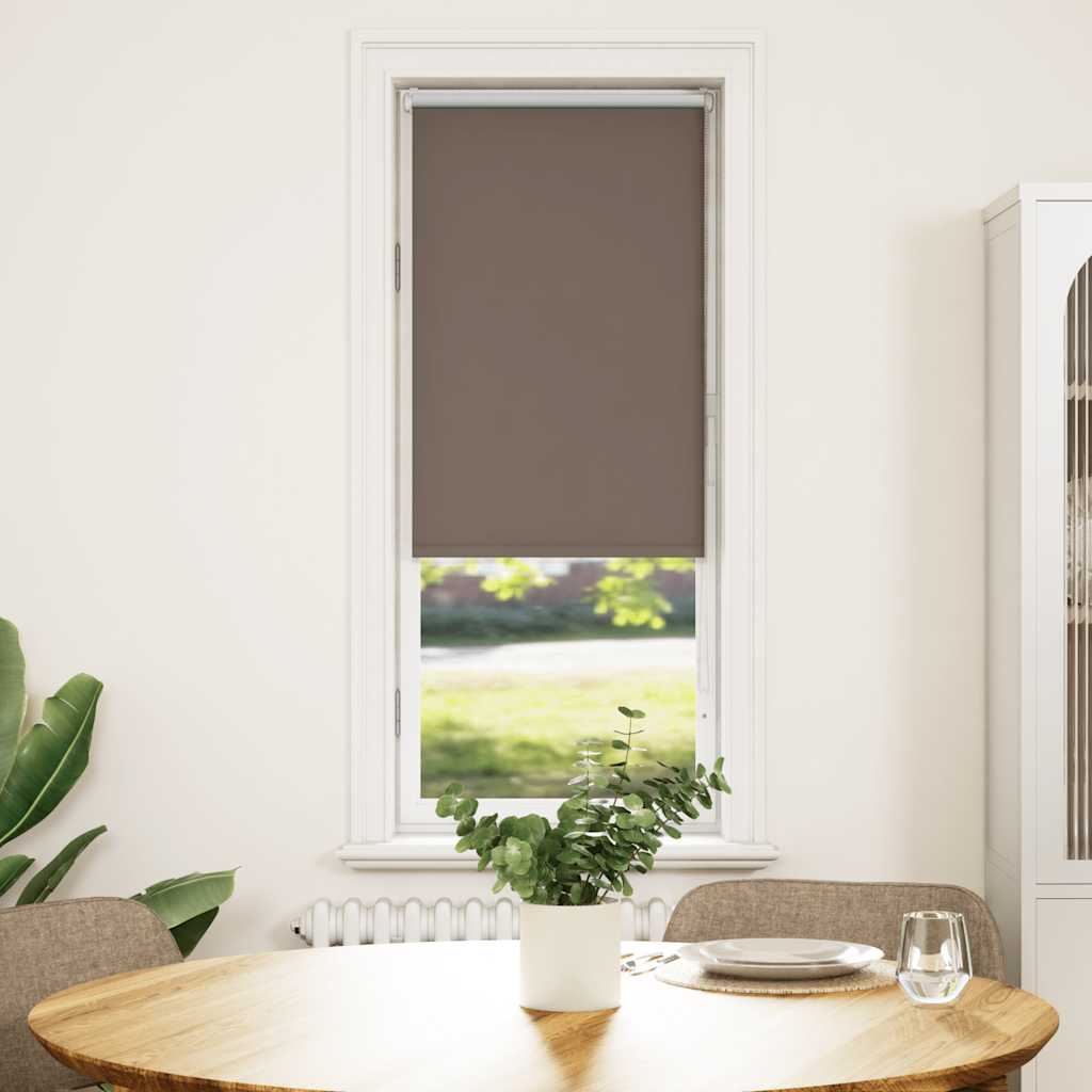 4011014_1.jpg vidaXL Zatemňovacia roleta, kávová, 50x175 cm, šírka látky 45,7 cm, polyester – Obrázok 1