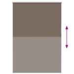 vidaXL Zatemňovacia roleta kávová 90x175 cm šírka látky 85,7 cm polyester – Obrázok 5