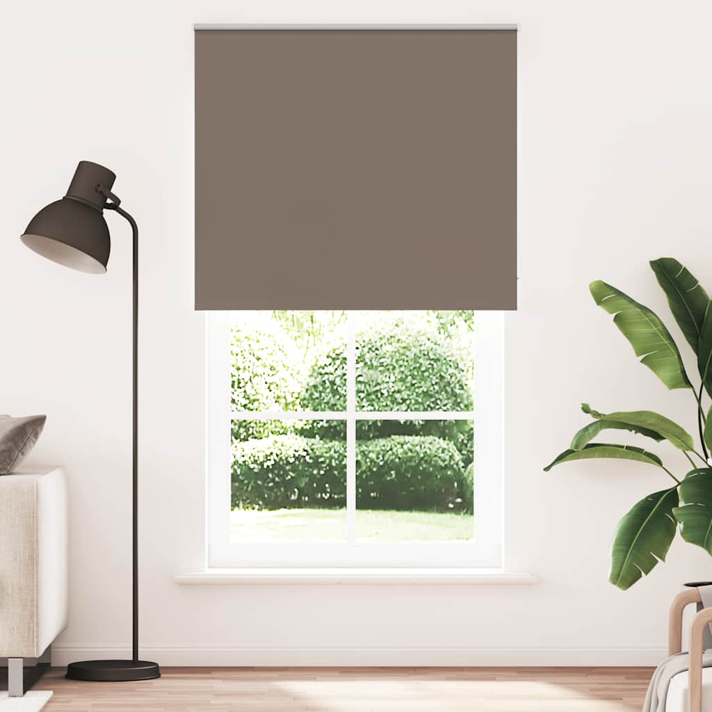 4011056_1.jpg vidaXL Zatemňovacia roleta, kávová, 130x210 cm, šírka látky 126,6 cm, polyester – Obrázok 1