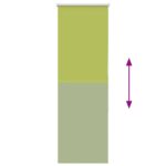 vidaXL Zatemňovacia roleta, listy, zelená 40x130 cm, šírka látky 35,7 cm, polyester – Obrázok 9