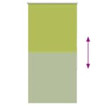 vidaXL Zatemňovacia roleta, listy zelené, 80x130 cm, šírka látky 75,7 cm, polyester – Obrázok 9