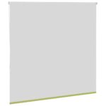 vidaXL Zatemňovacia roleta, listy, zelená 145x130 cm, šírka látky 141,6 cm, polyester – Obrázok 4