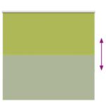 vidaXL Zatemňovacia roleta, listy zelené, 150x130 cm, šírka látky 146,6 cm, polyester – Obrázok 9