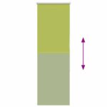 vidaXL Zatemňovacia roleta, listy, zelená 40x150 cm, šírka látky 35,7 cm, polyester – Obrázok 9