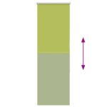 vidaXL Zatemňovacia roleta, listy, zelená 40x175 cm, šírka látky 35,7 cm, polyester – Obrázok 9