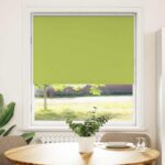 vidaXL Zatemňovacia roleta, listy zelené, 105x175 cm, šírka látky 100,7 cm, polyester – Obrázok 2