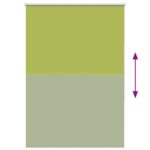 vidaXL Zatemňovacia roleta, listy zelené, 105x175 cm, šírka látky 100,7 cm, polyester – Obrázok 9