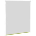 vidaXL Zatemňovacia roleta, listy, zelená 120x175 cm, šírka látky 116,6 cm, polyester – Obrázok 4