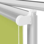 vidaXL Zatemňovacia roleta, listy, zelená 135x175 cm, šírka látky 131,6 cm, polyester – Obrázok 11