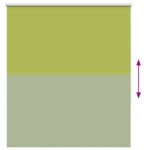 vidaXL Zatemňovacia roleta, listy, zelená 135x175 cm, šírka látky 131,6 cm, polyester – Obrázok 9