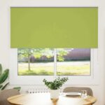 vidaXL Zatemňovacia roleta, listy, zelená 150x175 cm, šírka látky 146,6 cm, polyester – Obrázok 2