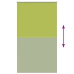 vidaXL Zatemňovacia roleta, listy zelené, 140x210 cm, šírka látky 136,6 cm, polyester – Obrázok 9