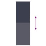 vidaXL Zatemňovacia roleta námornícka modrá 40x130 cm šírka látky 35,7 cm polyester – Obrázok 5