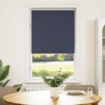 vidaXL Zatemňovacia roleta námornícka modrá 75x130 cm šírka látky 70,7 cm polyester – Obrázok 2