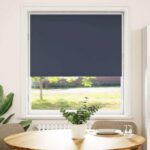 vidaXL Zatemňovacia roleta námornícka modrá 105x130 cm, šírka látky 100,7 cm, polyester – Obrázok 2